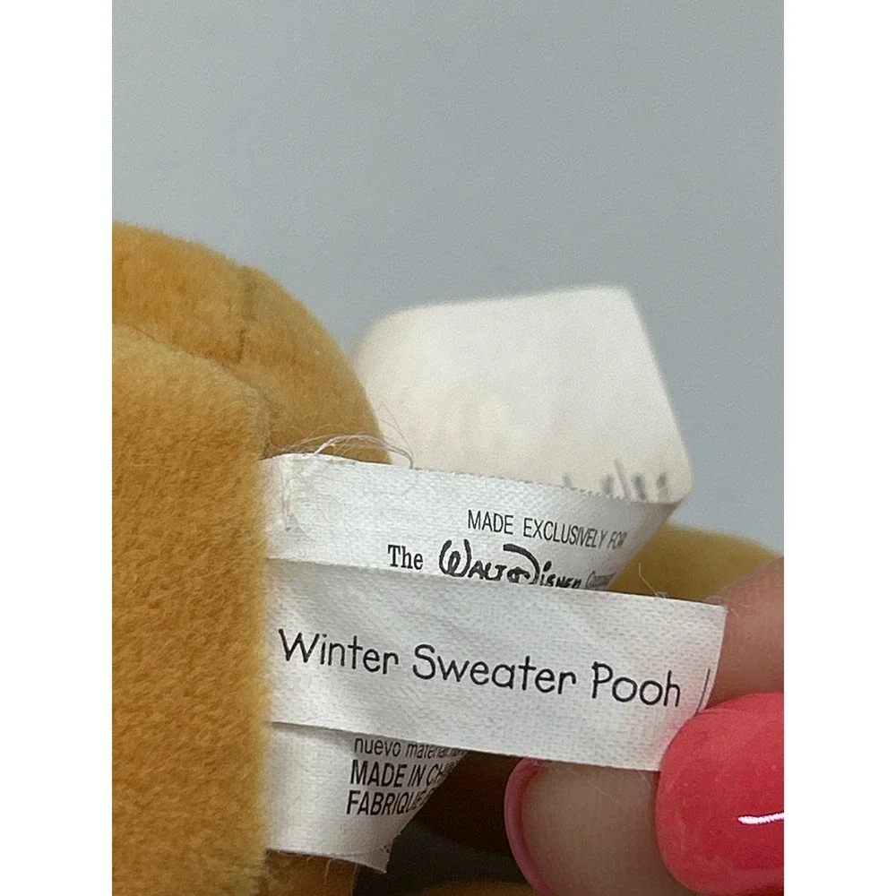 Disney‎ Winnie the Pooh Plush Bumble Bee Bat Winter Sweater Dreams w/Wings Tags